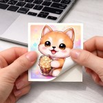 Glossy Paper Stickers | Square Cut